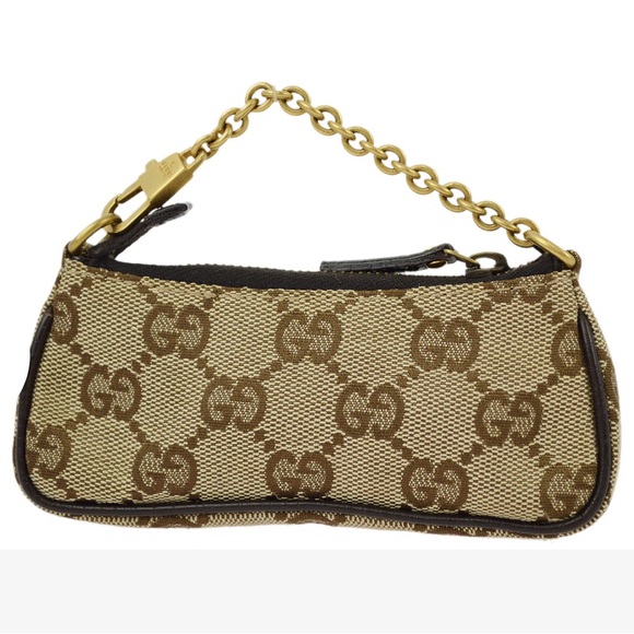 Tom Ford x Gucci Brown 'GG' Horsebit Micro Mini Chain Bag - Picture 7 of 16